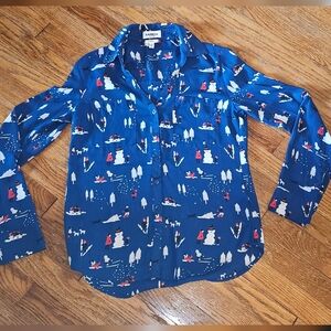 Express Portofino Winter Print Sz XS